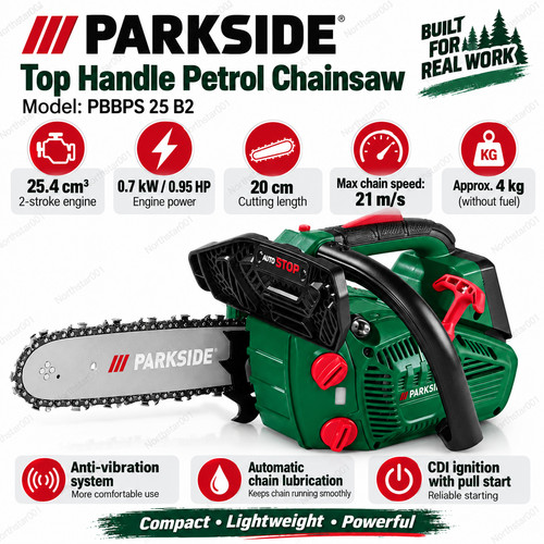 Parkside top handle petrol - parkside,