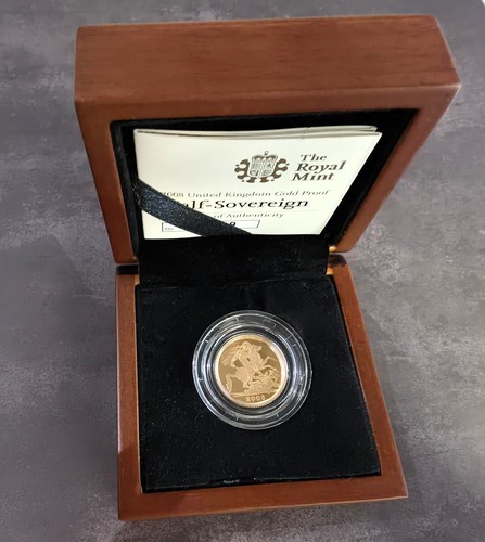 2008 gold proof - proof, half
