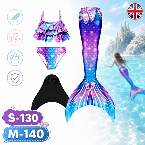 Girls mermaid tail monofin - girls,