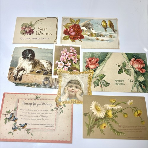 Antique ephemera lot postcards - ephemera,