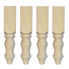 Set of 4 Solid Pine Coffee