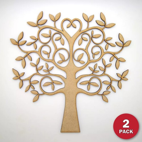 Wooden mdf tree shape - 2,