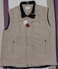 EWM Pure Classics Men's Light Beige Gilet Bodywarmer size XL BRAND NEW