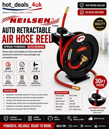 30ft auto retractable rubber - auto,