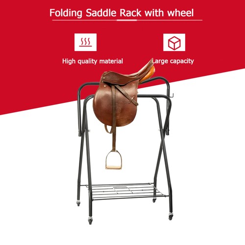 Foldable saddle rack - foldable,