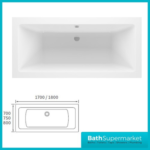 Double ended bath - double, heavy