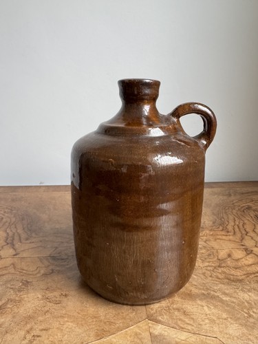 Vintage stoneware brown glaze - stoneware,