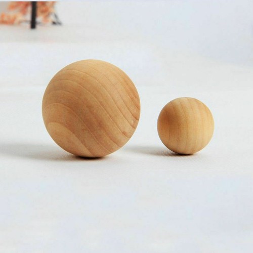 Natural wooden balls - natural,