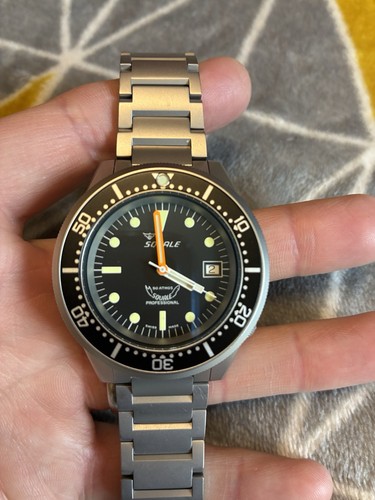 Square 1521 dive watch black - 1521,