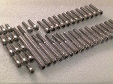 Kawasaki Z750 twin 1976-82 Engine Covers 46pc Stainless Allen Bolt Capscrew Kit