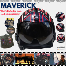 TOP GUN  MAVERICK NAVAL AVIATOR MOVIE PROP USN FIGHTER PILOT HELMET (HGU-33)+BAG