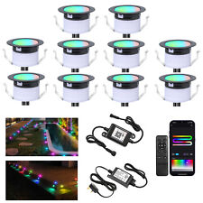 31mm Decking Lights WiFi Deck Light RGBW+IC IP67 Music Sync Plinth Lights Garden