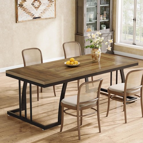 Rectangular dining table for - table,