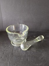 SMALL VINTAGE CLEAR GLASS