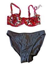 Fantasie/Tesco 5336 UK 34D/14Multi Patterned Underwired Bikini Set
