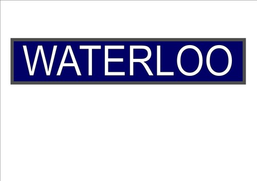 Waterloo station reproduction - waterloo,