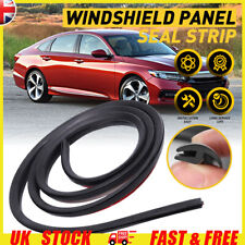 Under Front Windshield Panel Sealed Trim Moulding Kit Strip 1.8m Rubber Car Seal