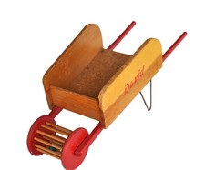 VTG Childs Wooden Wheelbarrow
