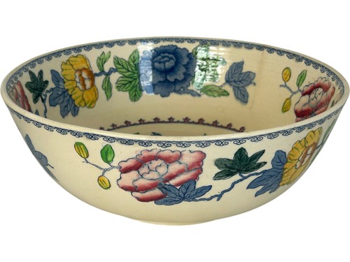 Mason ironstone bowl - bowl, floral
