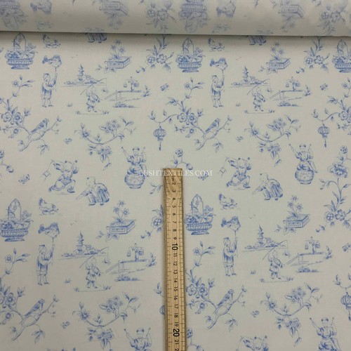 French toile jouy vintage - de,