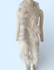 Vintage 30s Dove Grey Ostrich