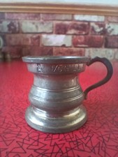 Vintage Pewter Measure 1/6 Gill - Gaskell & Chambers Birmingham