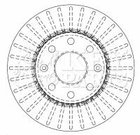 KEY PARTS KBD4510 Brake Disc