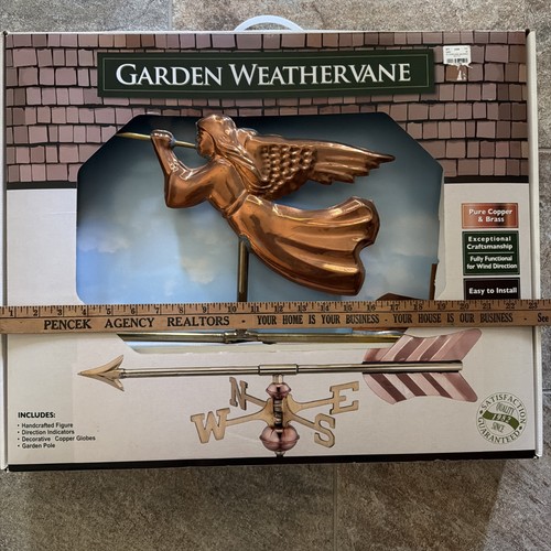 Copper garden weathervane - copper, st