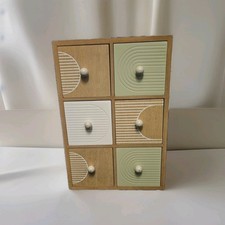 Wooden Bohemian Mini Chest