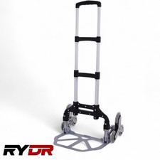 Climbing Stairs Trolley Hand Sack Trucks 6-Wheels Foldable Load Cart Steel 120kg