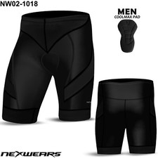 Mens Cycling Coolmax Pad Shorts Road Bike Clothing Bicycle MTB Biker Mountain