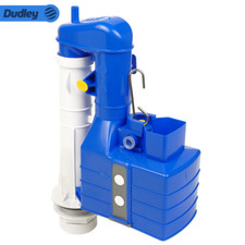 Blue Dudley Turbo 88 Duoflush Toilet Syphon 9" 2 Piece Flush Valve