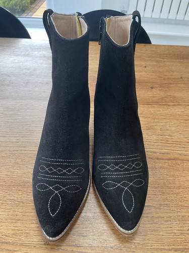 Women joules black - black, suede