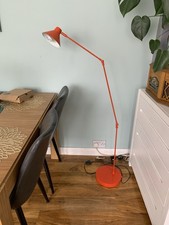 Red adjustable floor lamp - red,