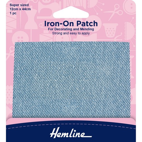 Hemline large iron patch - hemline, iron-on