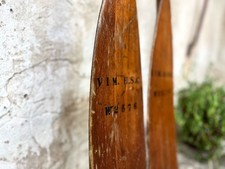 Vintage Pair of Wooden Oars