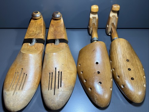 Lot vintage wooden shoe - wooden,