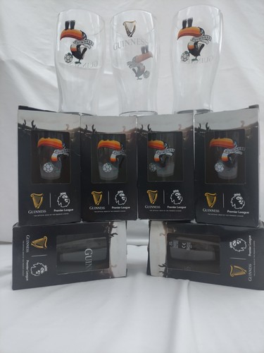 Guinness glasses with toucan - guinness,