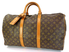 Authentic LOUIS VUITTON Keepall 50 Monogram Duffel Bag #62113