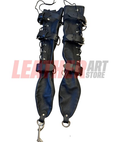 Leather arm binder sleeves - leather,