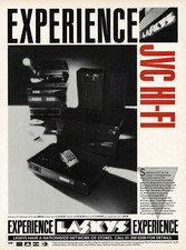 1980s Vintage JVC Stereo Midi System Audio Equipment Original Print Advertising