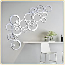 UK 3d DIY Circle Art Mirror