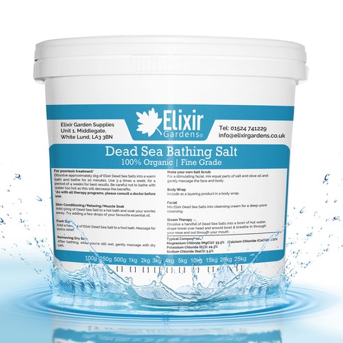 Dead sea bath salt containing - bath,
