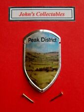 COLLECTABLE PEAK DISTRICT WALKING / HIKING STICK BADGE  / MOUNT  NEW IN PACKET