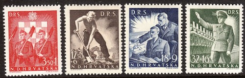 Stamp croatia b65 194 - sc, b65-8