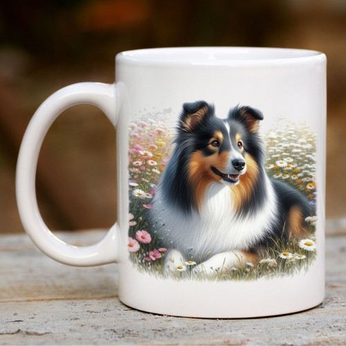 Shetland sheepdog mug - mug,, sheltie