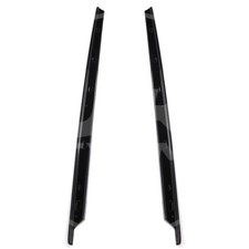 GLOSS BLACK SIDE SKIRT LIP BODY EXTENSIONS FOR FORD TRANSIT CONNECT LWB 2021+