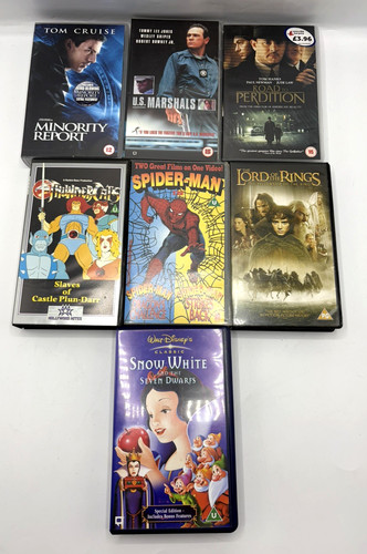 Vhs video cassette bundle - vhs,