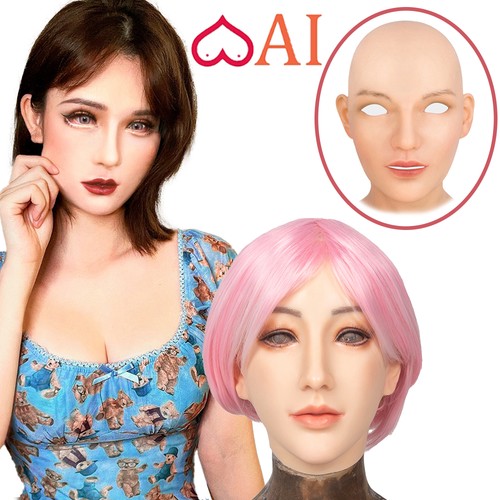 Silicone female face mask - female,