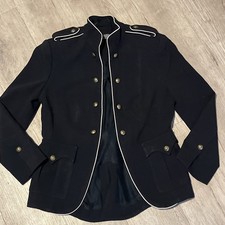 Zara Black Military Open